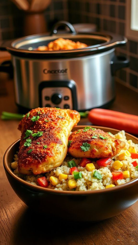 southwest chicken cauliflower dish southwest chicken cauliflower dish