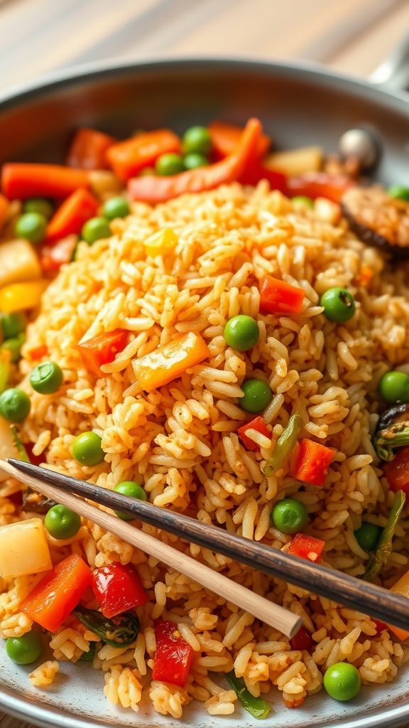 soy sauce vegetable fried rice