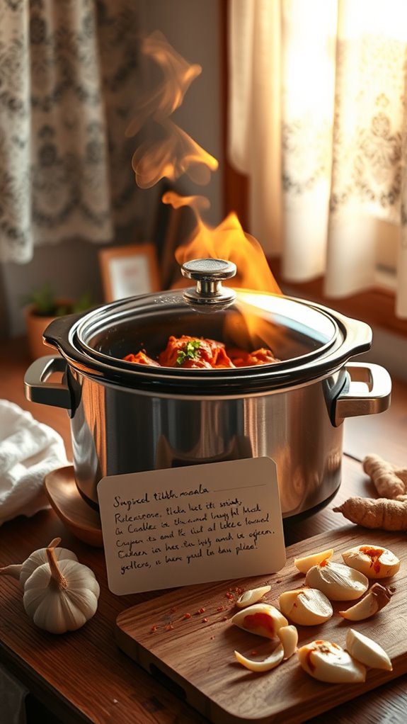 spiced chicken in sauce