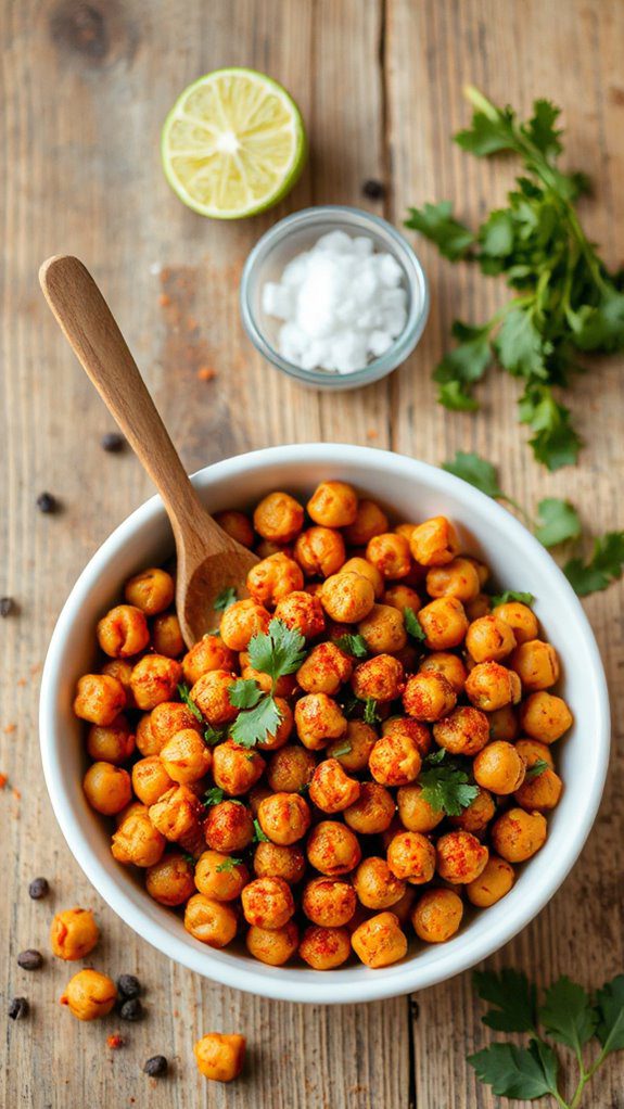 spiced chickpeas cooked quickly