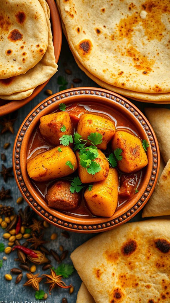spiced potato dish recipe