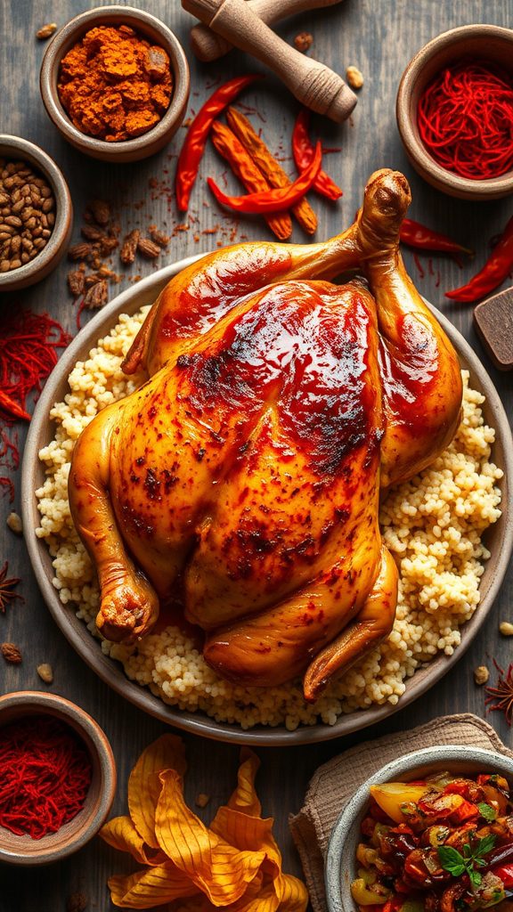 spicy algerian chicken recipe