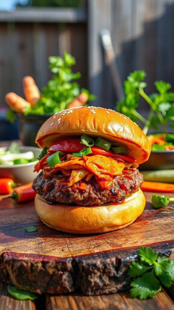 spicy and flavorful burger spicy and flavorful burger