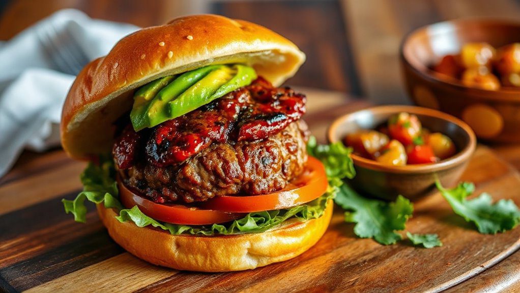 spicy beef and avocado spicy beef and avocado