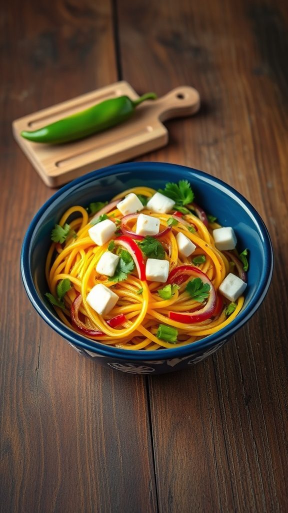 spicy bhutanese noodle dish