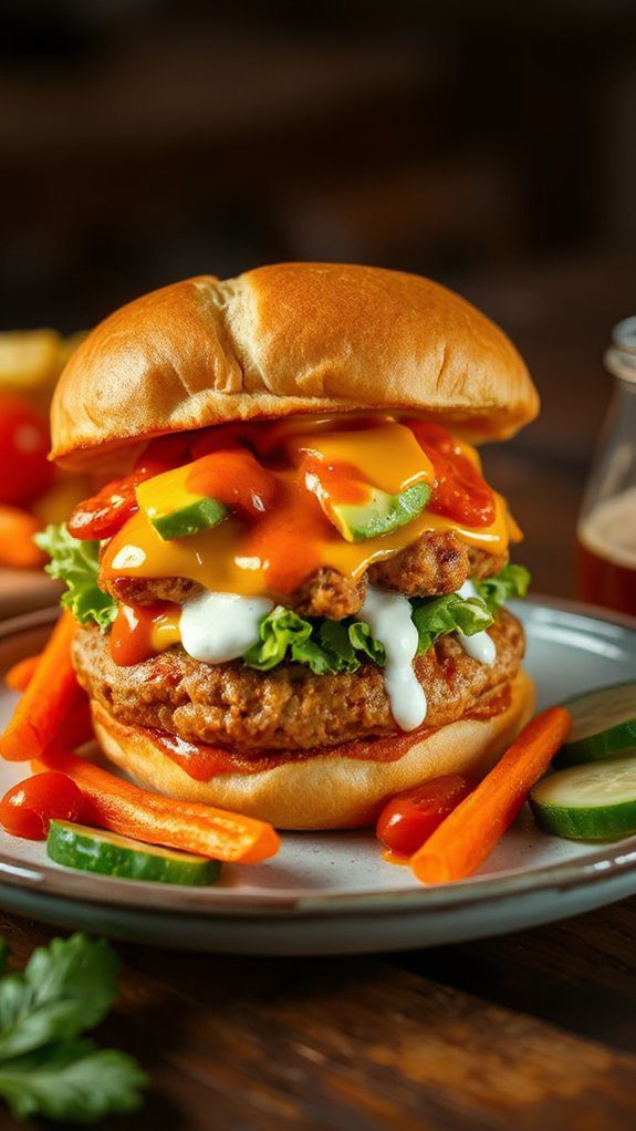 spicy buffalo chicken sandwich