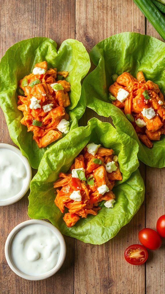spicy buffalo chicken wraps spicy buffalo chicken wraps