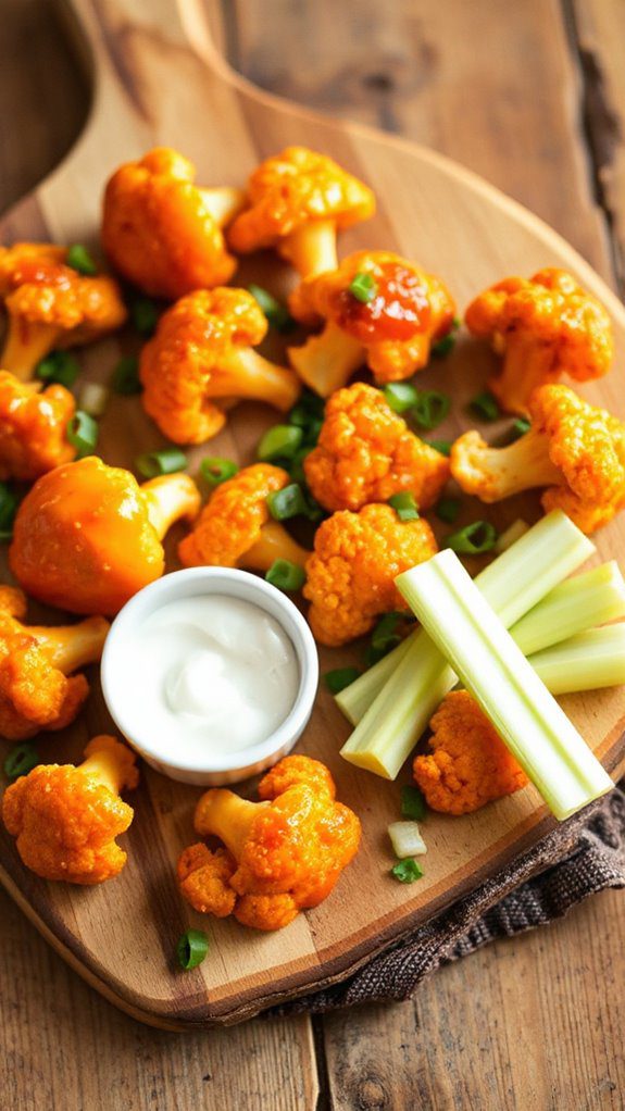 spicy cauliflower appetizer bites
