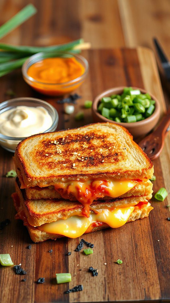 spicy cheesy toasted delight