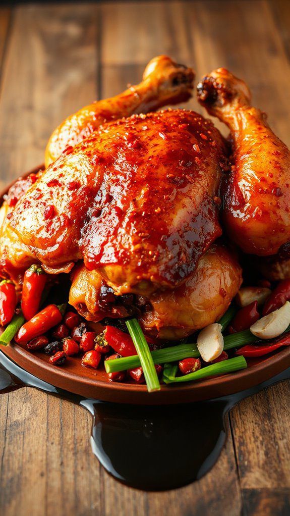 spicy chinese chicken dish