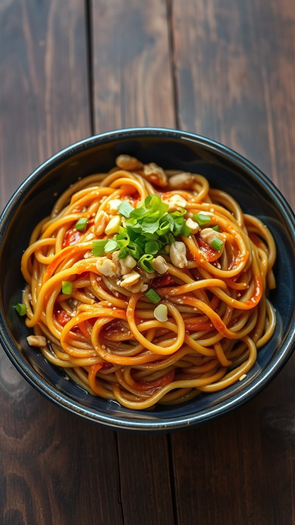 spicy chinese noodle dish
