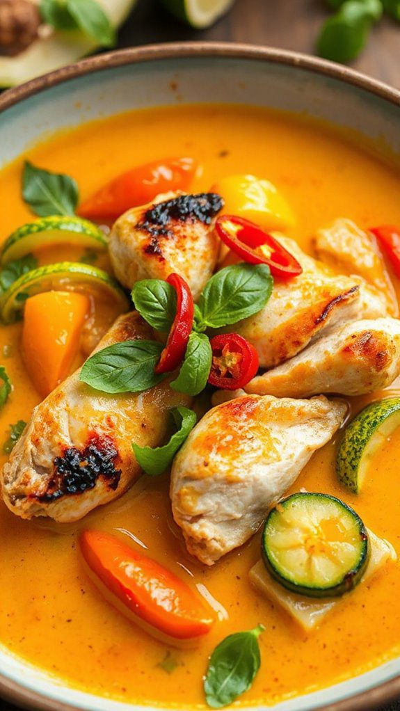 spicy coconut chicken curry spicy coconut chicken curry