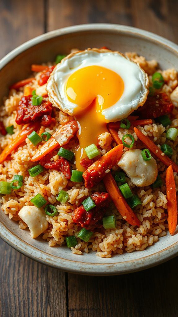 spicy korean rice dish