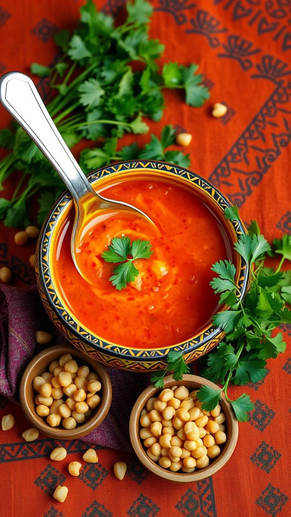 spicy moroccan lentil soup