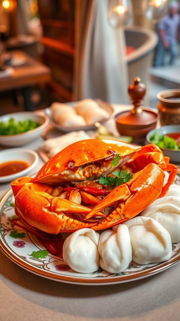 spicy seafood delicacy dish