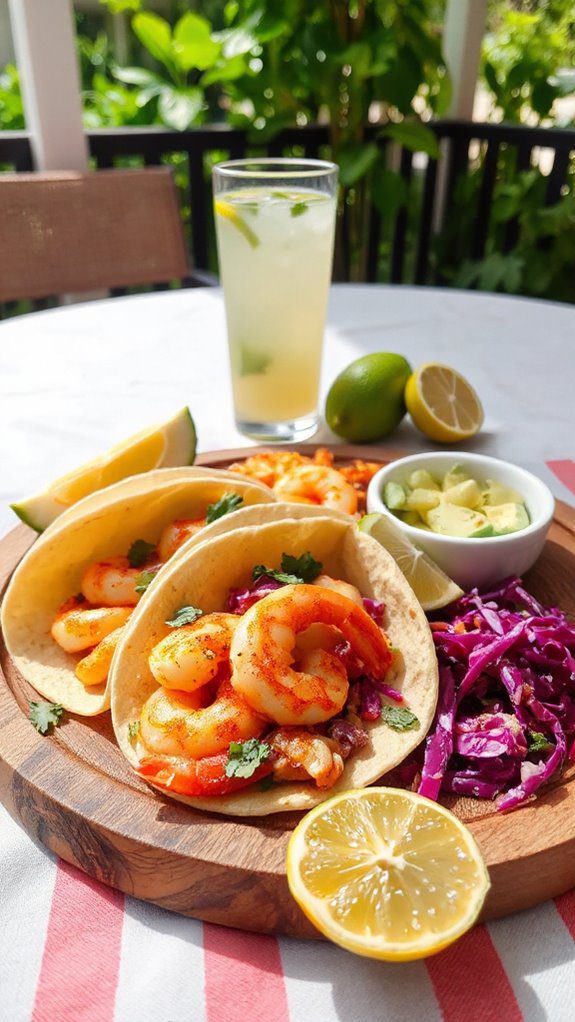 spicy seafood taco delight