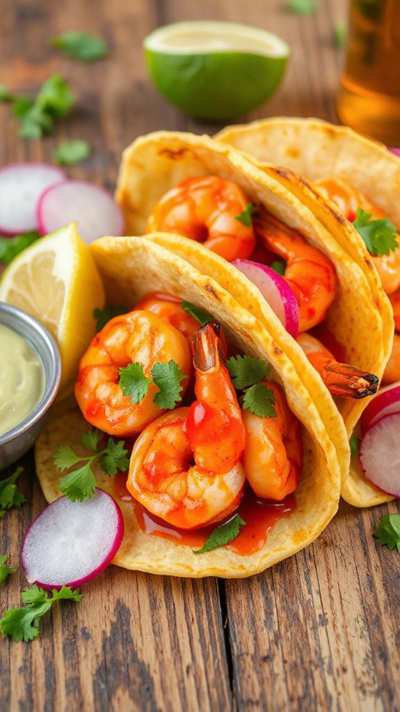 spicy shrimp filled taco delight spicy shrimp filled taco delight