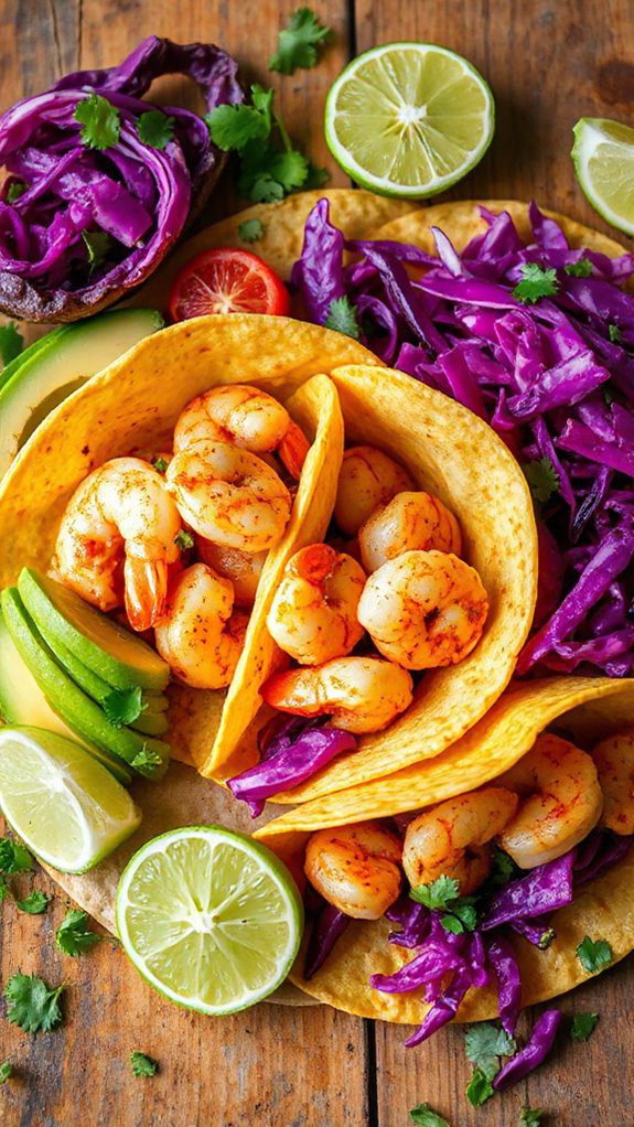 spicy shrimp filled taco delight spicy shrimp filled taco delight