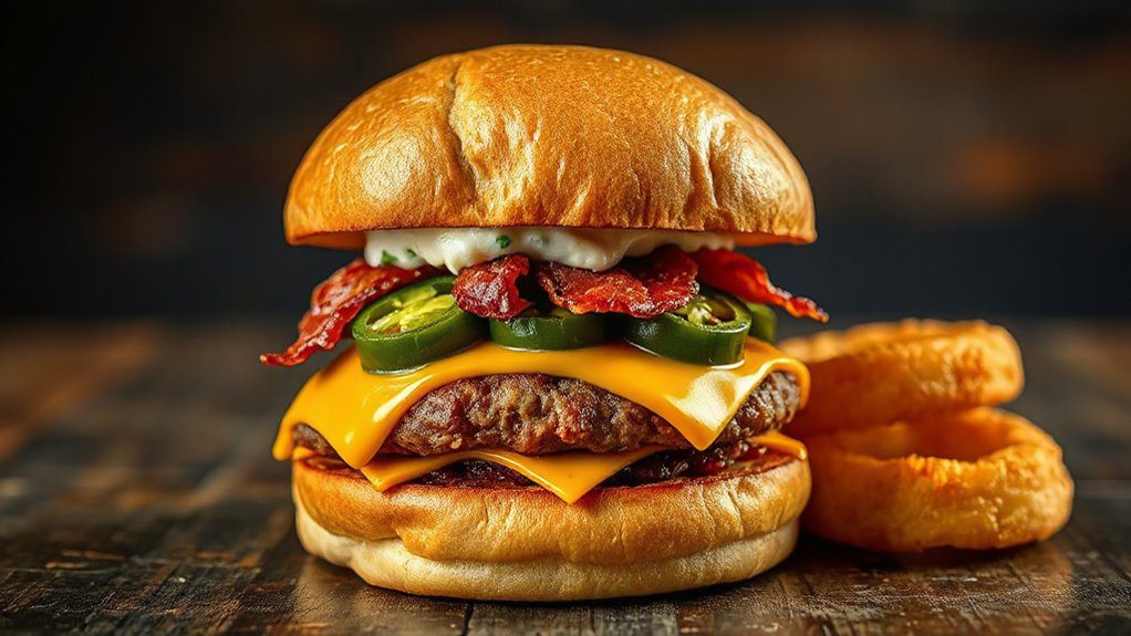 spicy stuffed burger delight spicy stuffed burger delight