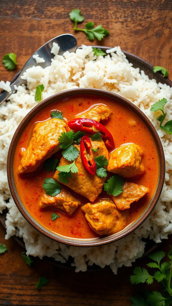 spicy thai chicken dish