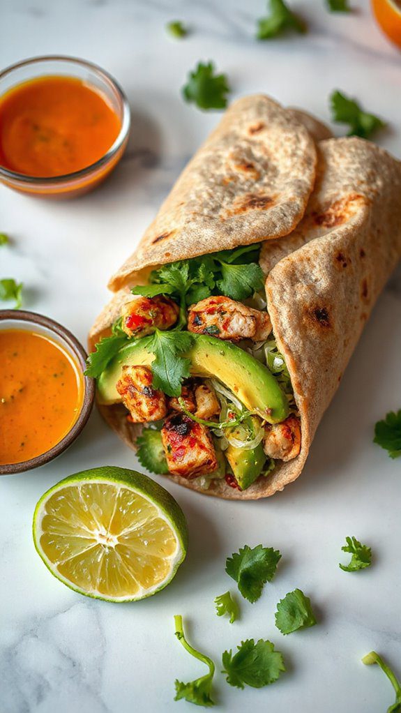 spicy tuna avocado wrap spicy tuna avocado wrap