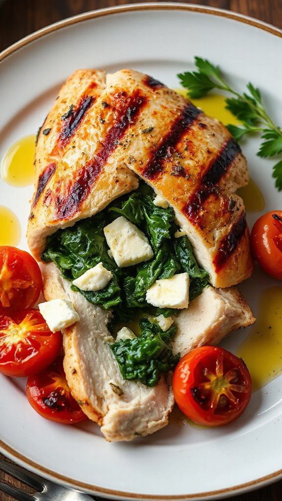 spinach and feta filling