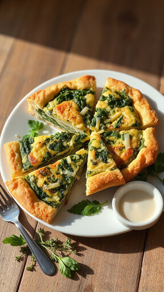 spinach cheese quiche recipe