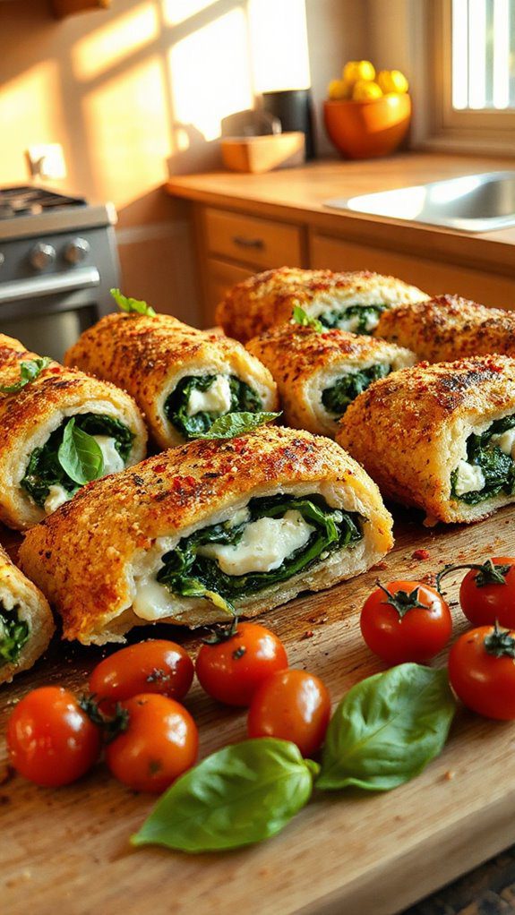 spinach cheese stuffed chicken spinach cheese stuffed chicken