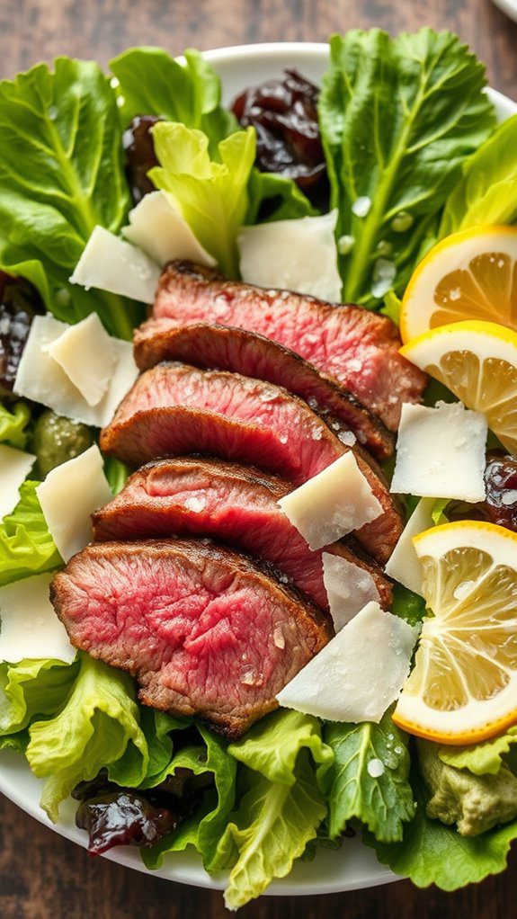 steak caesar salad recipe