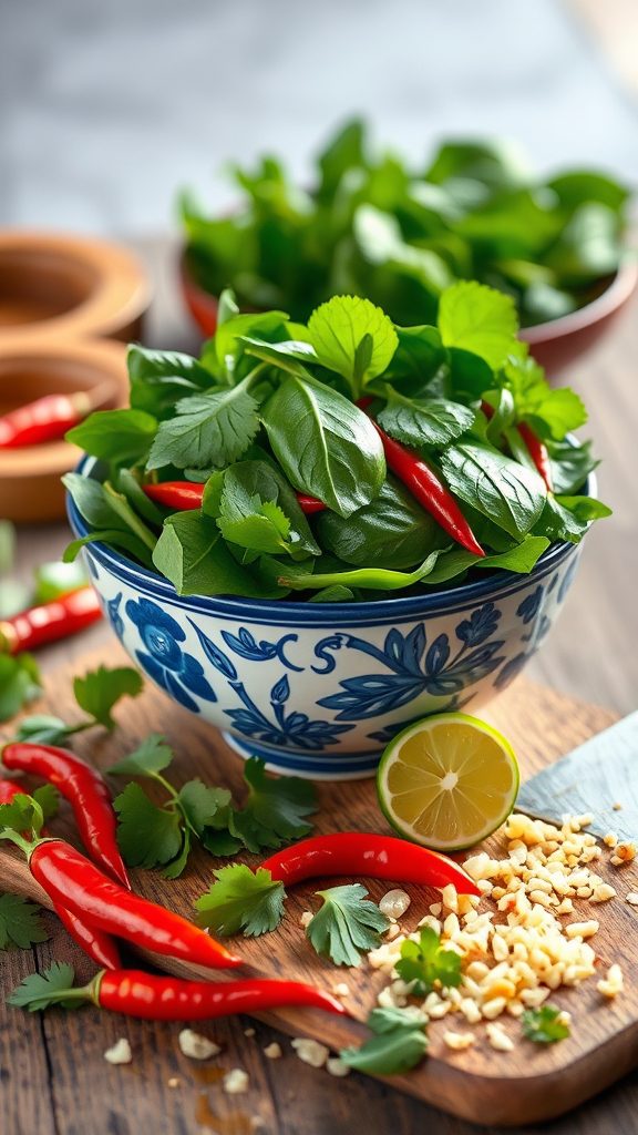 stir fried garlic water spinach