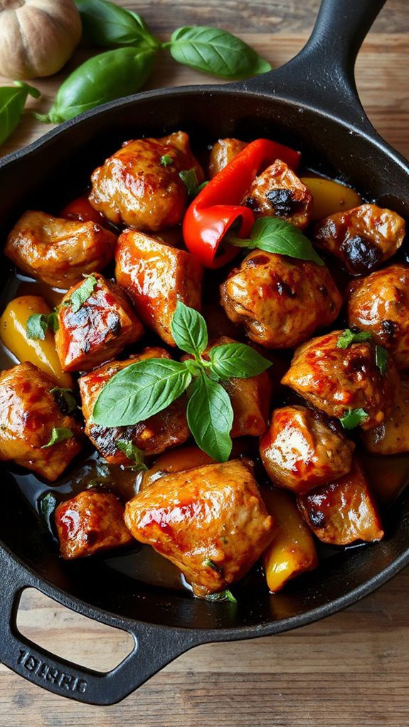 stir fried thai basil chicken stir fried thai basil chicken