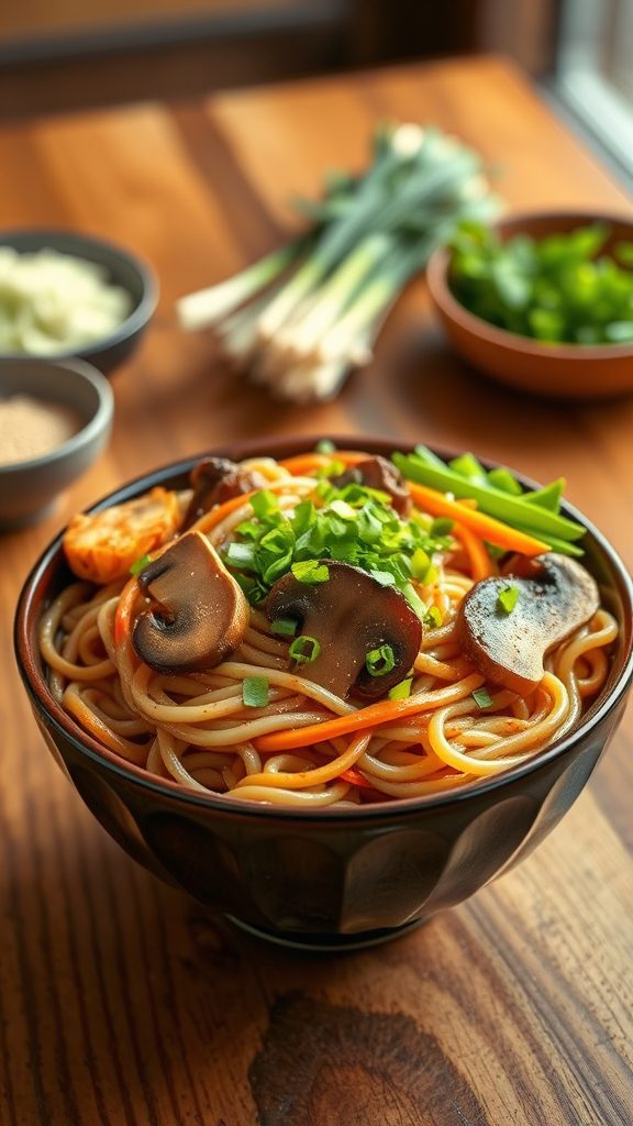 stir fried yaki udon noodles stir fried yaki udon noodles