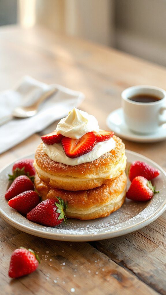 strawberry filled pastry delight