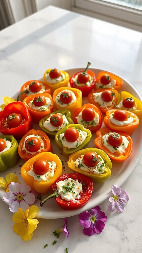 stuffed mini bell peppers