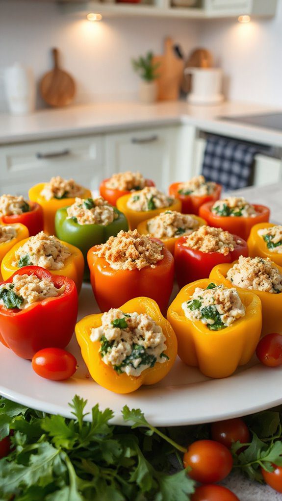 stuffed mini bell peppers stuffed mini bell peppers