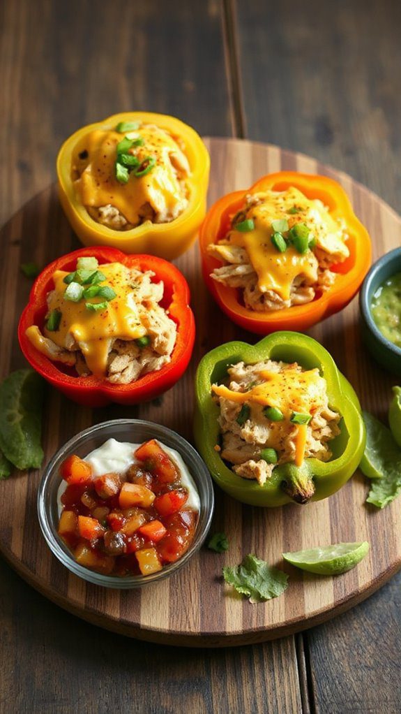 stuffed peppers with chicken stuffed peppers with chicken