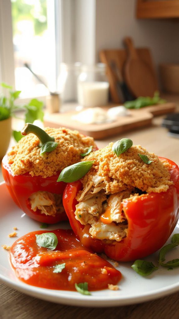 stuffed peppers with chicken
