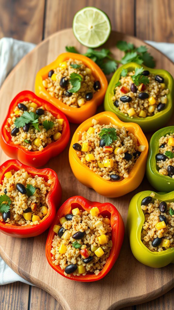 stuffed peppers with quinoa stuffed peppers with quinoa