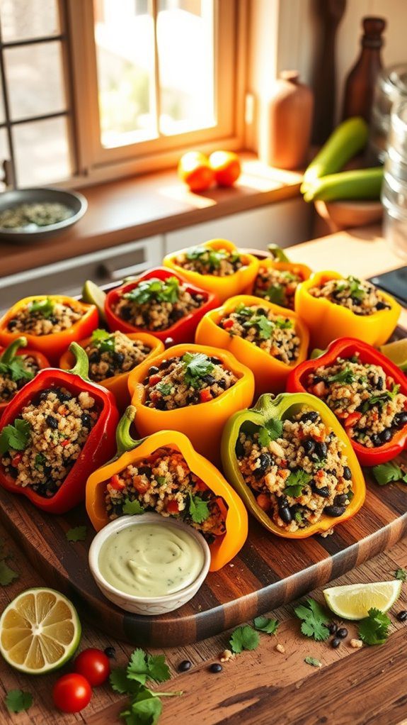 stuffed peppers with quinoa