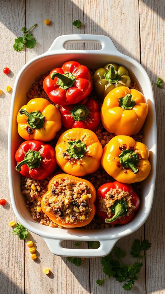 stuffed peppers with quinoa