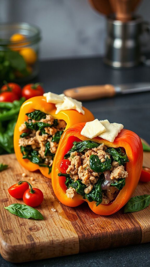 stuffed peppers with turkey stuffed peppers with turkey