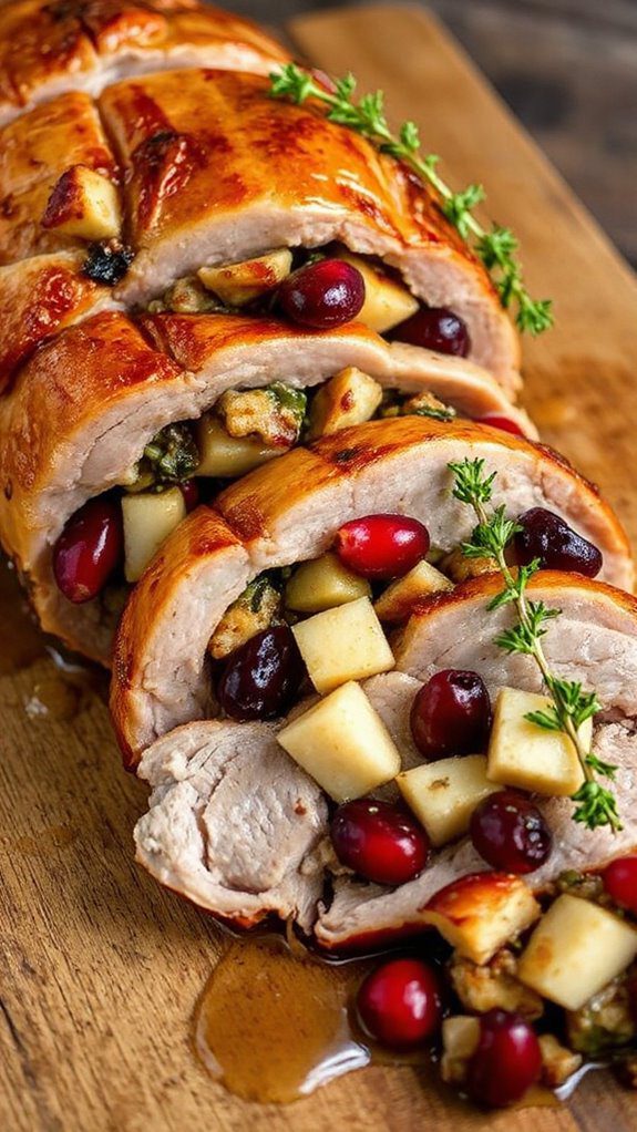 stuffed roast pork loin