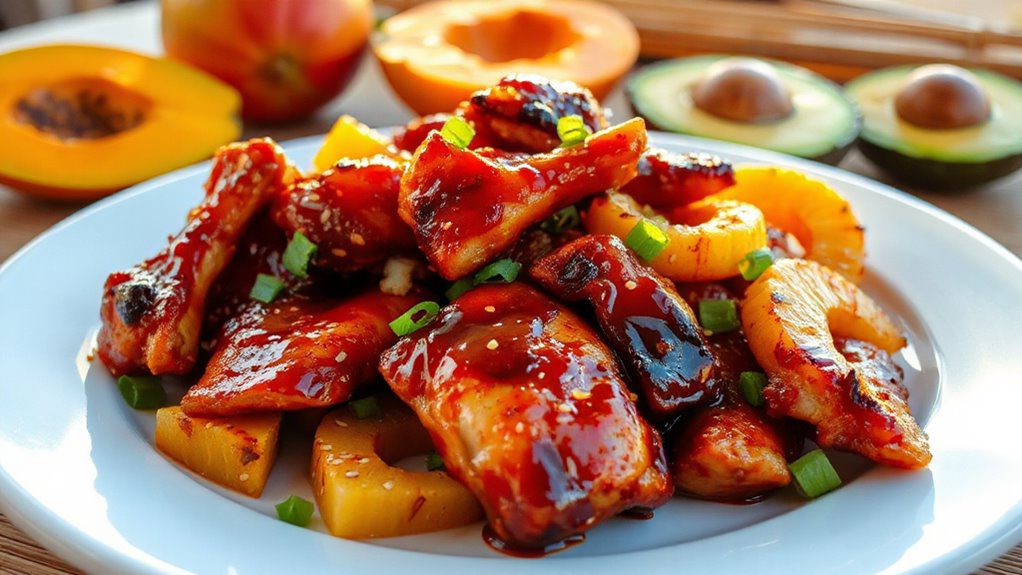 sweet and savory chicken