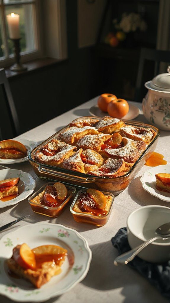 sweet apple french toast