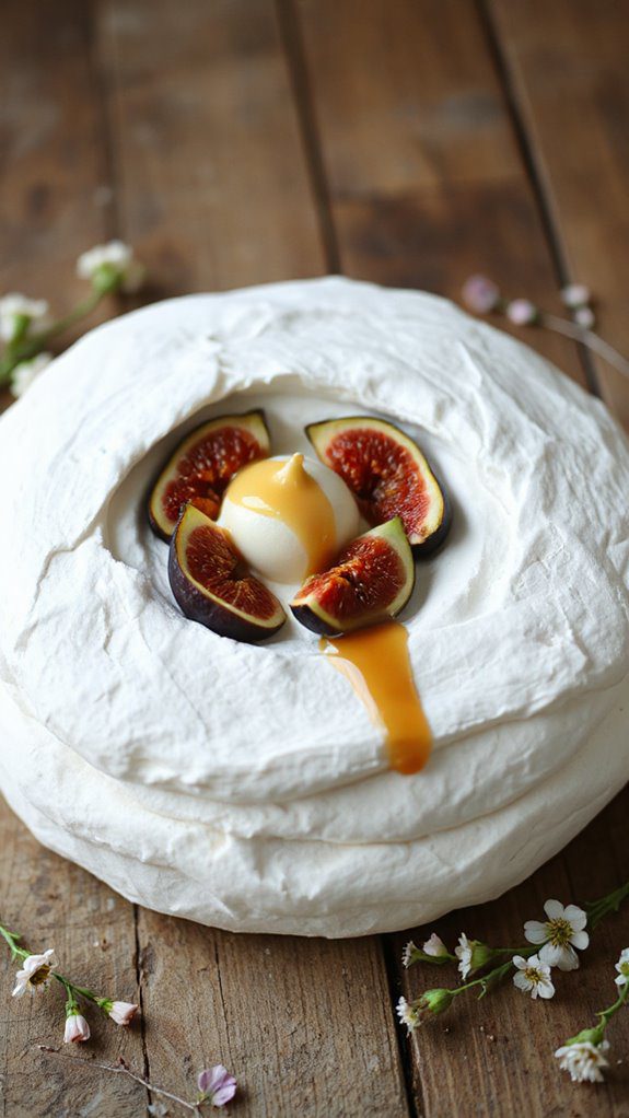 sweet fig honey dessert