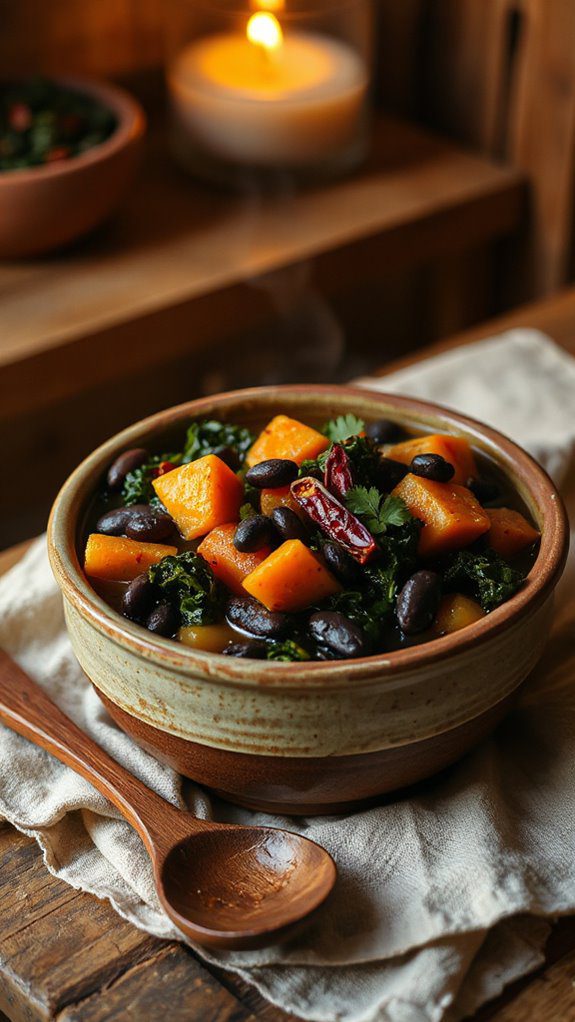 sweet potato black bean stew