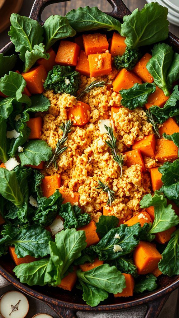 sweet potato kale casserole sweet potato kale casserole