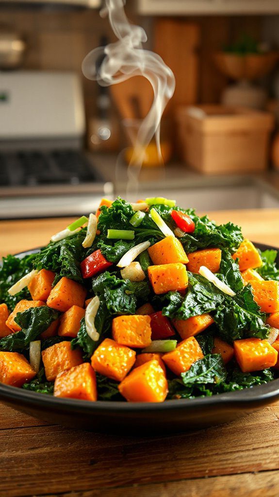 sweet potato kale hash sweet potato kale hash