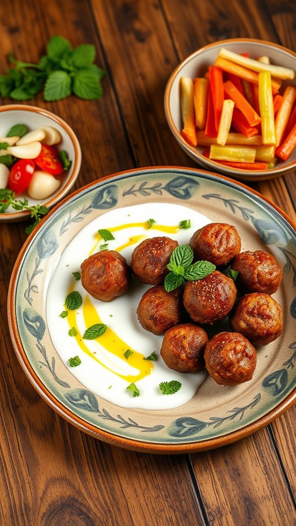 tahini lamb meatballs recipe tahini lamb meatballs recipe