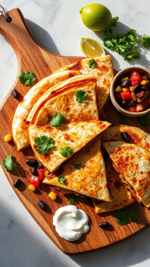 tasty bean and corn quesadillas tasty bean and corn quesadillas